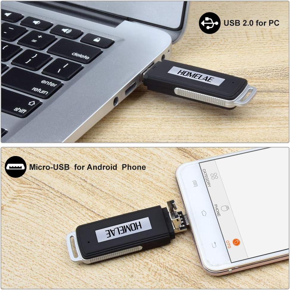 USB Voice Recorder for Interviews & Lectures | Noise Cancellation | RecordMate
