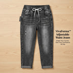 VivaForma™ – Relaxed Pull-On Stretch Jeans with Adjustable Drawstring Waist