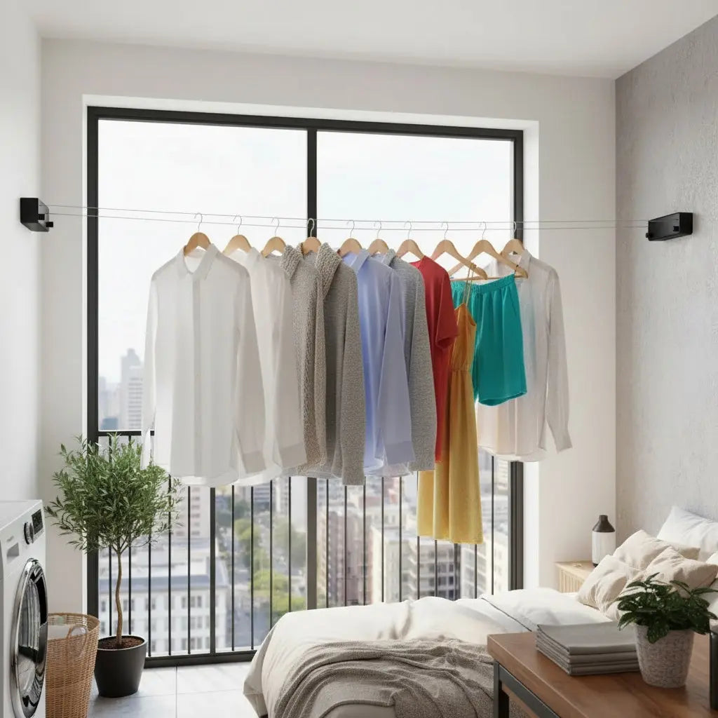 Clothesline | Wall Mount | Weatherproof | LineaRoll