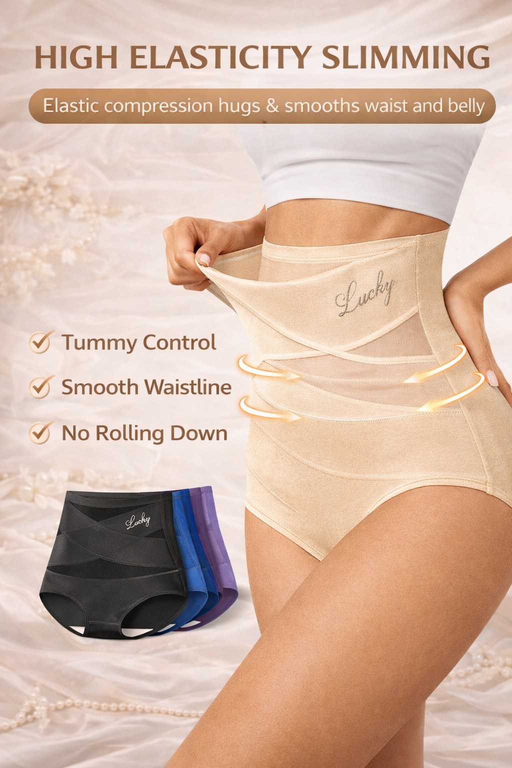 SilhouetteSerene™ — Slip On Confidence with Effortless, All-Day Sculpting and Breathable Comfort