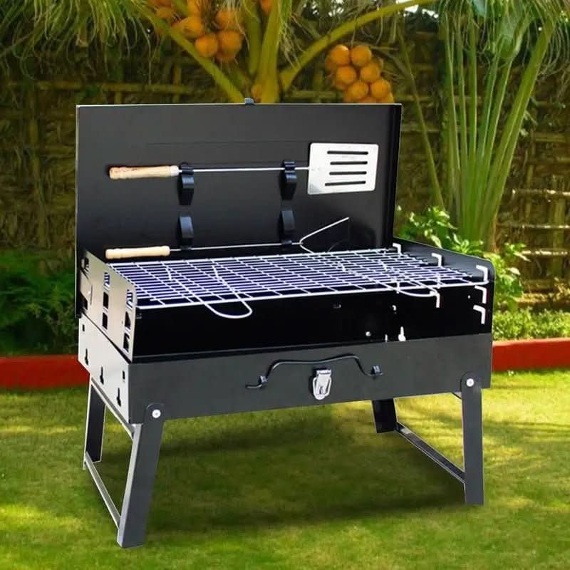 Foldable Steel Garden Grill | Powder-Coated BBQ | Garden & Camping | Foldfire