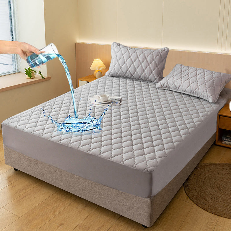 SlumberShield™ — Wrap Your Bed in Cozy, Waterproof Protection for Blissful, Worry-Free Sleep