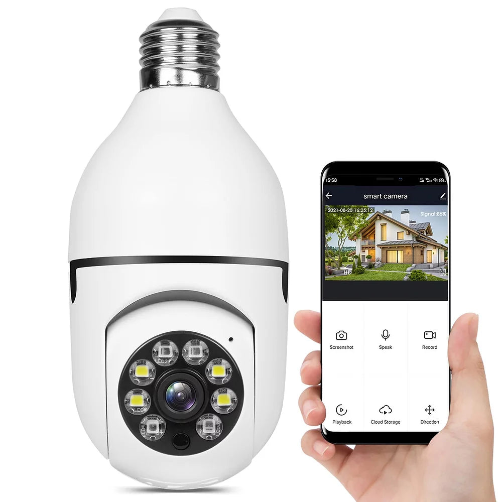 CCTV Camera | 360° Surround View | Full HD Night Vision | BulbCam360