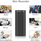 Dictation Device | Compact Audio Recorder | Single Press Recording | MicroSpy