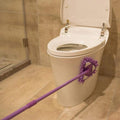 Rotatable Adjustable Triangle Cleaning Mop | 180° Rotating Mop Head | Telescopic Handle | Cleaning Mop | Mop Angle