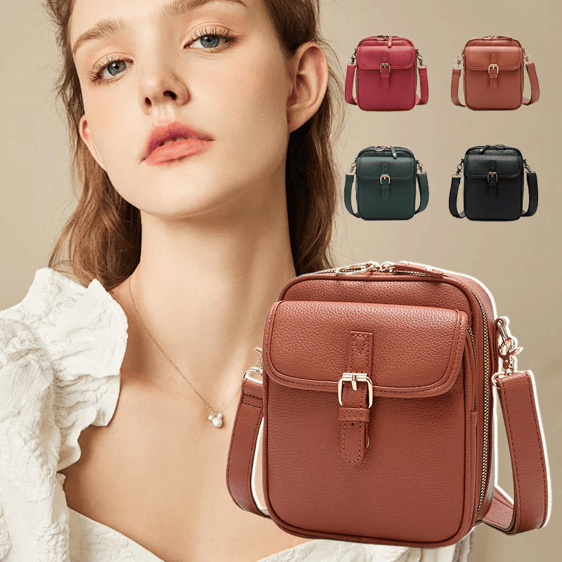 VellaRise™ Leather Crossbody — Effortless Style Meets All-Day Confidence