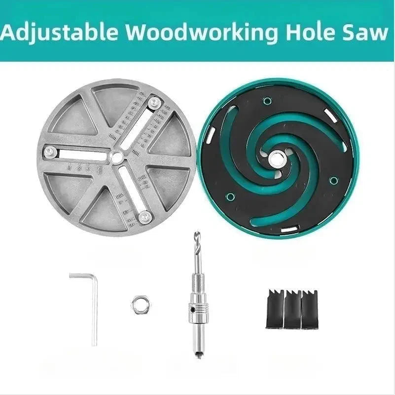 Adjustable Circle Cutter Drill Attachment | Hole Cutter Adjustable | Precise Cuts | DrillForm