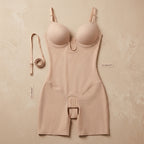 CurvaSculpt™ – Backless Plunge Sculpting Bodysuit with Push-Up Cups