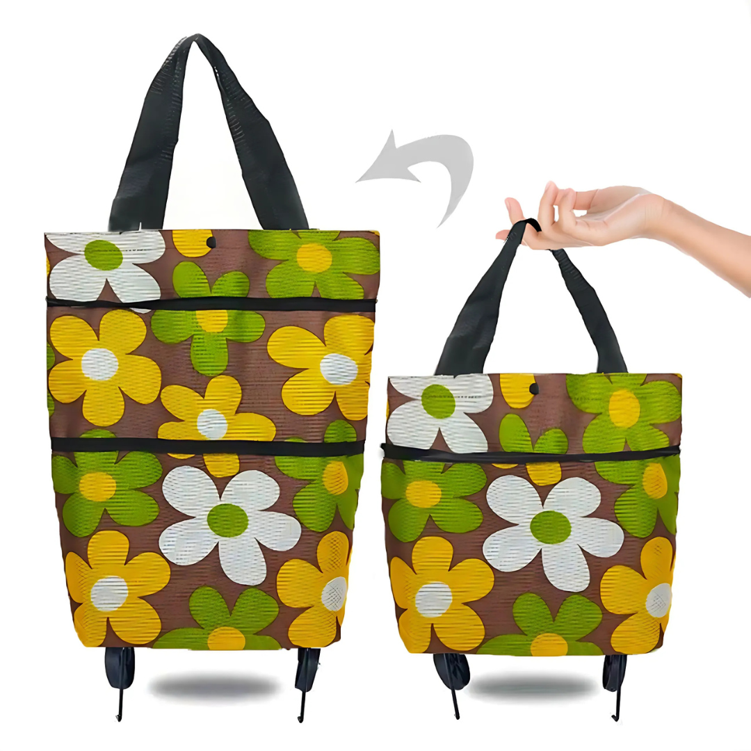 Shopping Trolley | Collapsible Rolling Bag | Lightweight Carrying | Icone