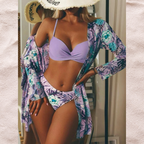 MarissaWave™ 3-in-1 Bikini Set — Unleash Your Confident, Curve-Hugging Beach Glow