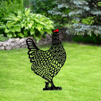Chicken Garden Decoration | Weather-Resistant | Outdoor Ornament | Henscape