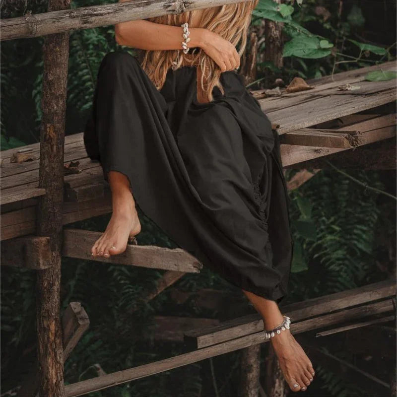 Veloura™ Maxi Skirt — Effortless Elegance with Freedom, Comfort, and Life-Saving Pockets