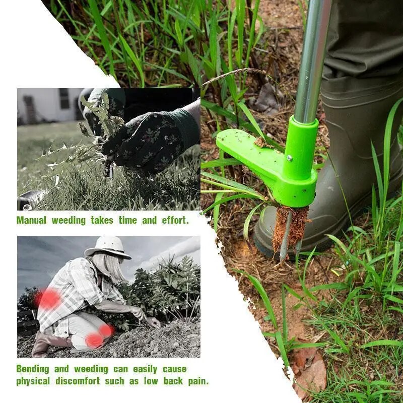 Permanent Root Remover | Stainless Steel | WeedLance | Trident Attachment