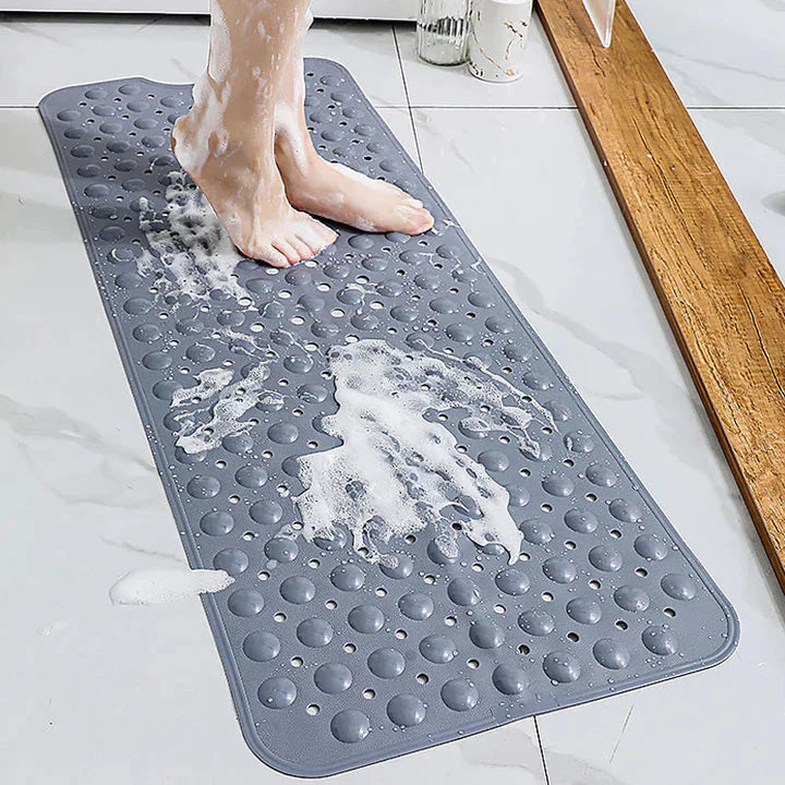 Non-Slip Shower Mat | Gripped Texture | Quick Water Flow | SafeStep
