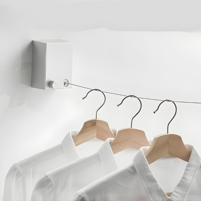 Clothesline | Expandable, Wall-Mount Ready | Nylon Cord | Linero