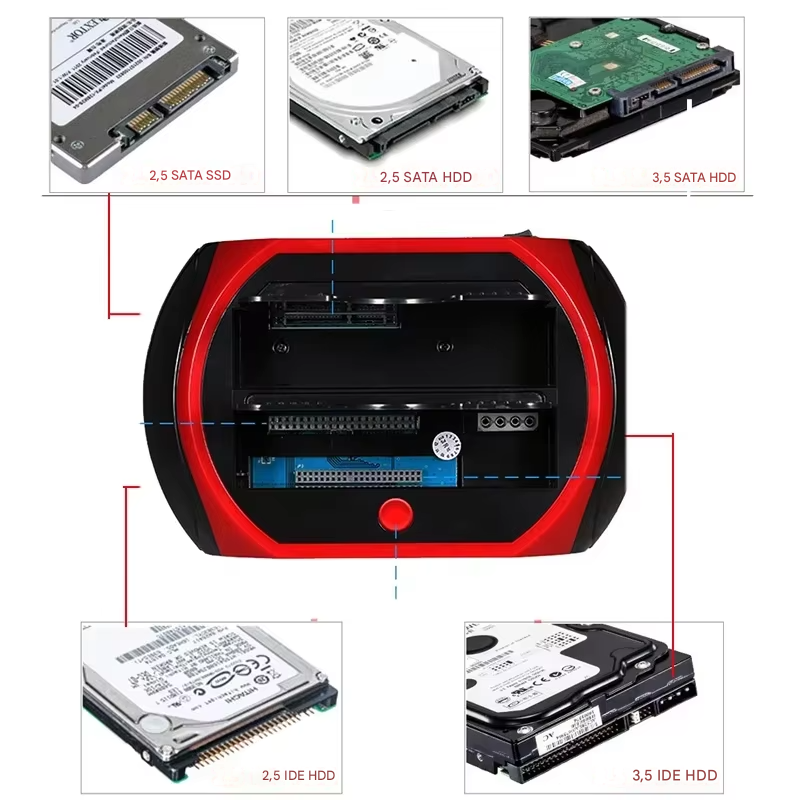Hard Drive | Versatile Hard Drive Docking Station | Universal IDE & SATA Hub | TotalRecovery Dock