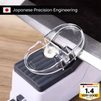 Knife Sharpener | Dual-Stage Honing | Secure Guide Slots | Cutting Performance