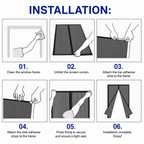 Fly Screen Door Magnet | Self-Closing | Drill-Free Installation | Airlock