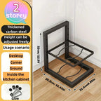 Pot and Pan Rack | Customizable Heights | Space-Saving Cabinet Organizer | PanVault