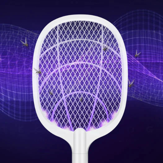 Electric Fly Swatter and UV Zapper Lamp | 3000 V | Rechargeable via USB | BuzzEnd
