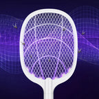 Electric Fly Swatter and UV Zapper Lamp | 3000 V | Rechargeable via USB | BuzzEnd