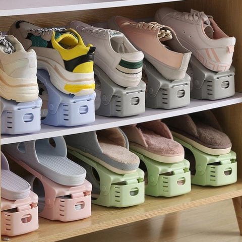 Shoe Organizer | Optimal Space Saving | Adjustable Shoe Stackers | ShoeMate