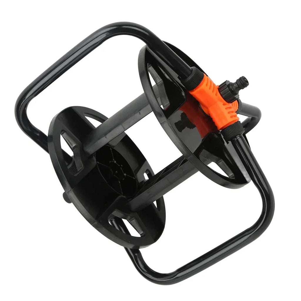 Portable Garden Hose Reel | Freestanding | Smooth Hose Control | FlowCrank