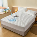 SlumberShield™ — Wrap Your Bed in Cozy, Waterproof Protection for Blissful, Worry-Free Sleep