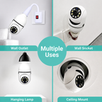 CCTV Camera | 360° Surround View | Full HD Night Vision | BulbCam360