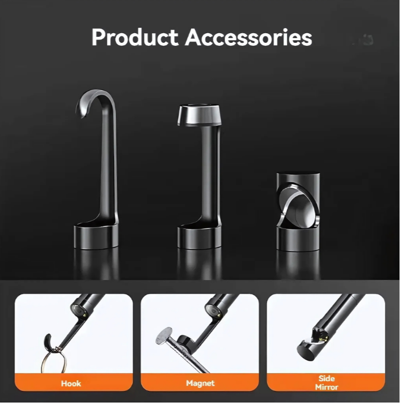 Endoscope Camera | Flexible Viewing in Narrow Areas | Variable LED Illumination | ScopeFlex