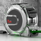 Measuring Tape with Glow Band | Laser Engraved Both Sides | Self-Adjusting Hook | TrueLine