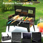 Foldable Steel Garden Grill | Powder-Coated BBQ | Garden & Camping | Foldfire