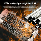 Stainless Steel Grill Basket | Rolling Basket | Ideal for Small Grill Items | GrillRoll