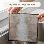 Glissara™ DualClean Cloth — Effortless Shine That Protects and Refreshes Your Kitchen Every Time