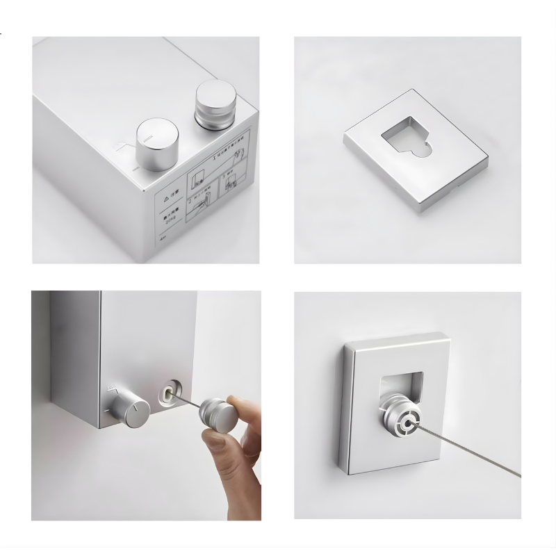 Clothesline | Expandable, Wall-Mount Ready | Nylon Cord | Linero
