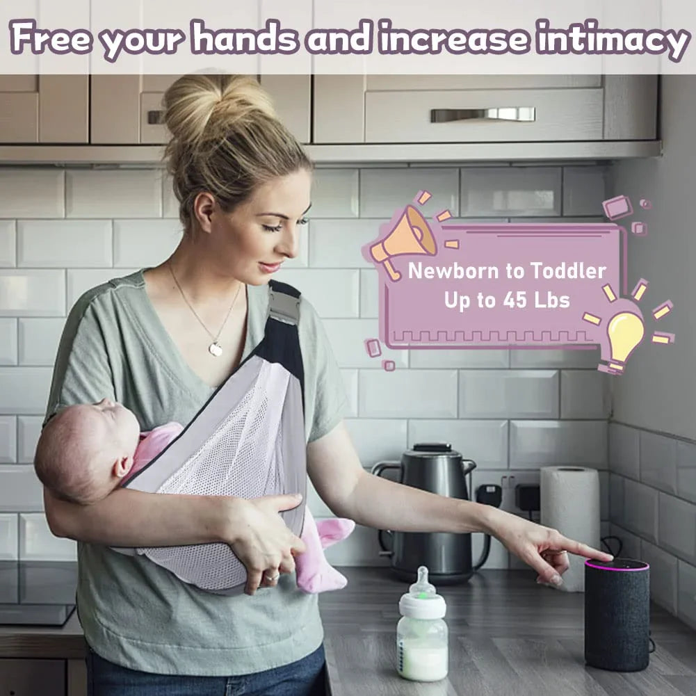 SereniNest™ Sling Carrier — Experience Pain-Free Comfort and Deep, Heartfelt Bonding
