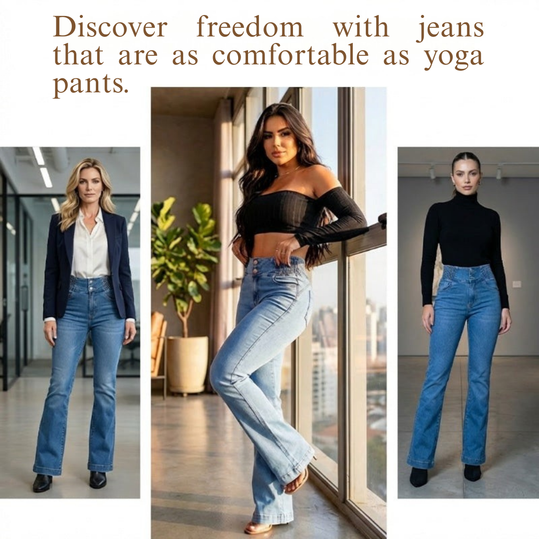 VeloriaFlex™ Denim — Shape Your Confidence with All-Day Comfort That Moves With You