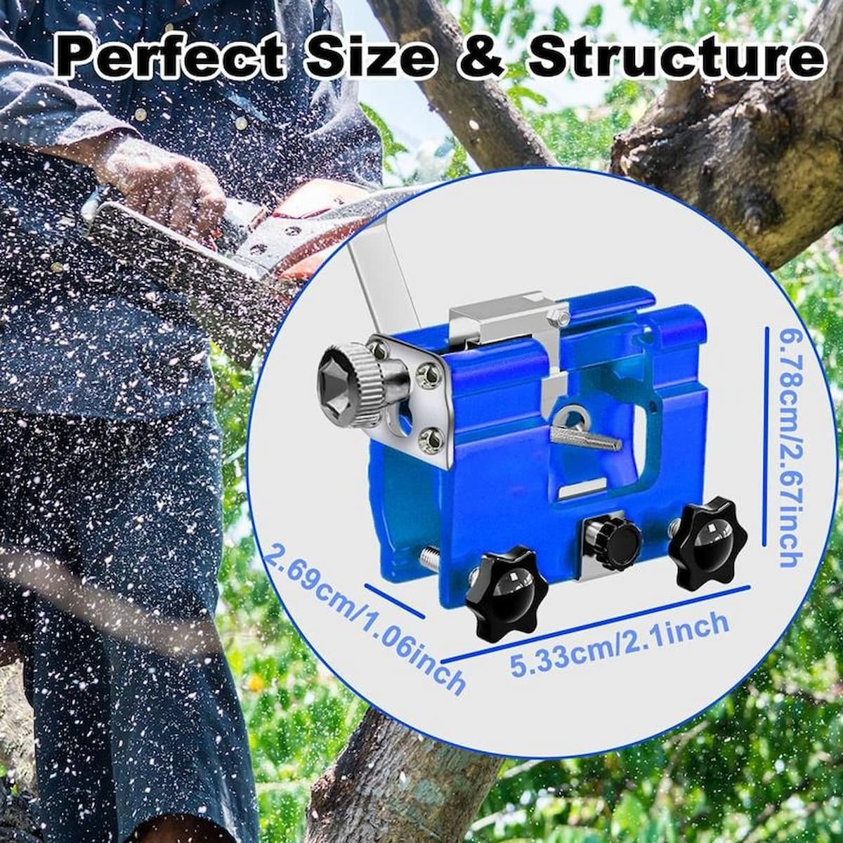 Chainsaw Sharpener Portable | Accurate | Cordless | CutMaster