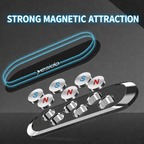 Phone Holder | 6 N50 Magnets & 360° Swivel | Zinc Alloy with Nano Coating | Clipzero