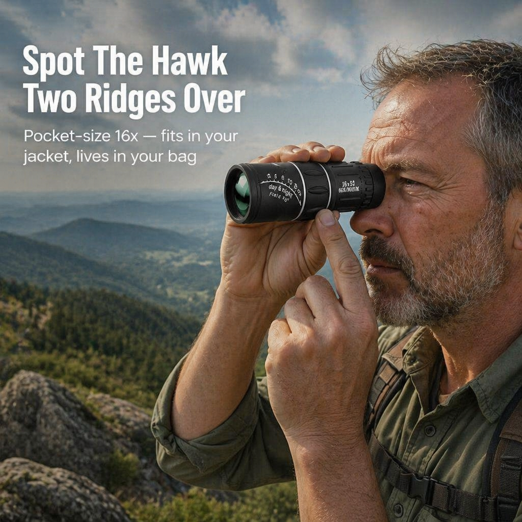 VistaVibe™ — View 16x Closer at Sports, Wildlife, and Concerts Right from Your Pocket