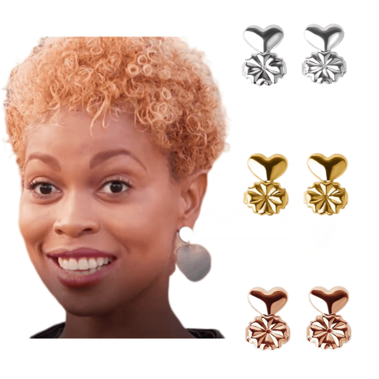 HaloHold™ Earring Supports — Instantly Lift Your Lobes for a Youthful, Unstoppable Shine