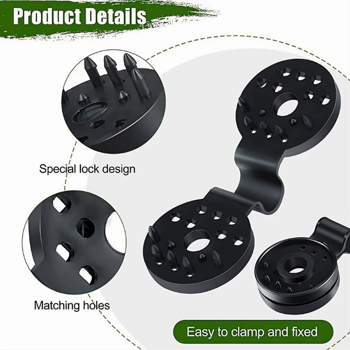 Lock-Grip Clips Shade Net | Plastic 6×4 cm | Firm Awning Fabric Hold | NetLock