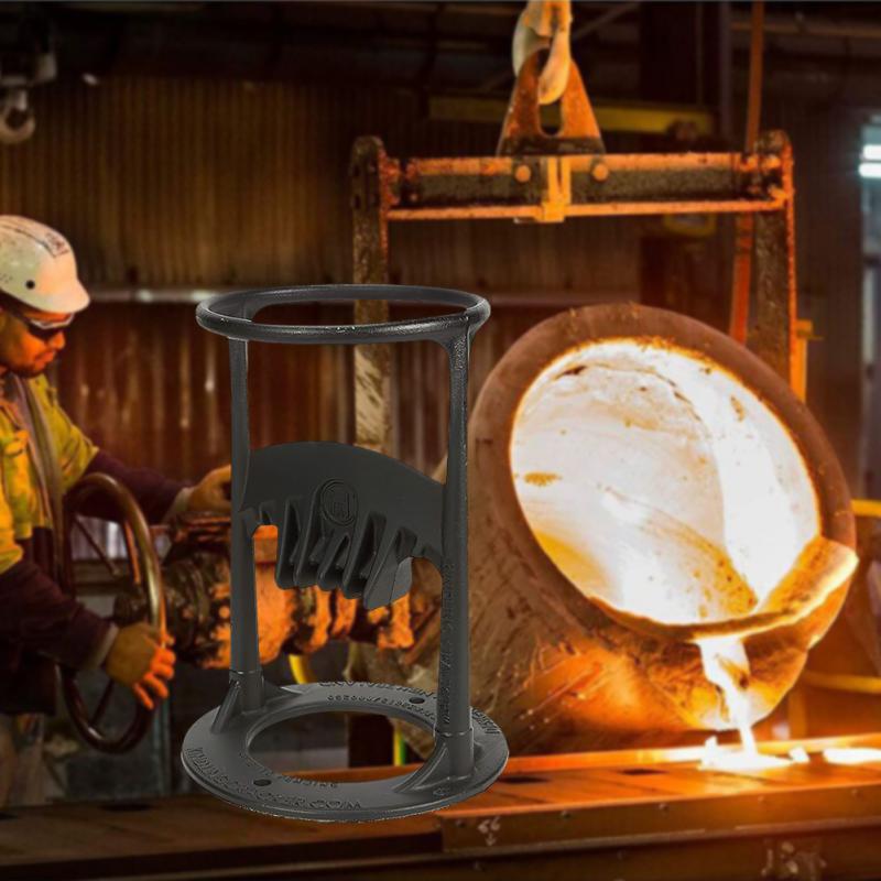 Large Cast Iron Wood Splitter | Safety Ring | Fireplace | IronKindling