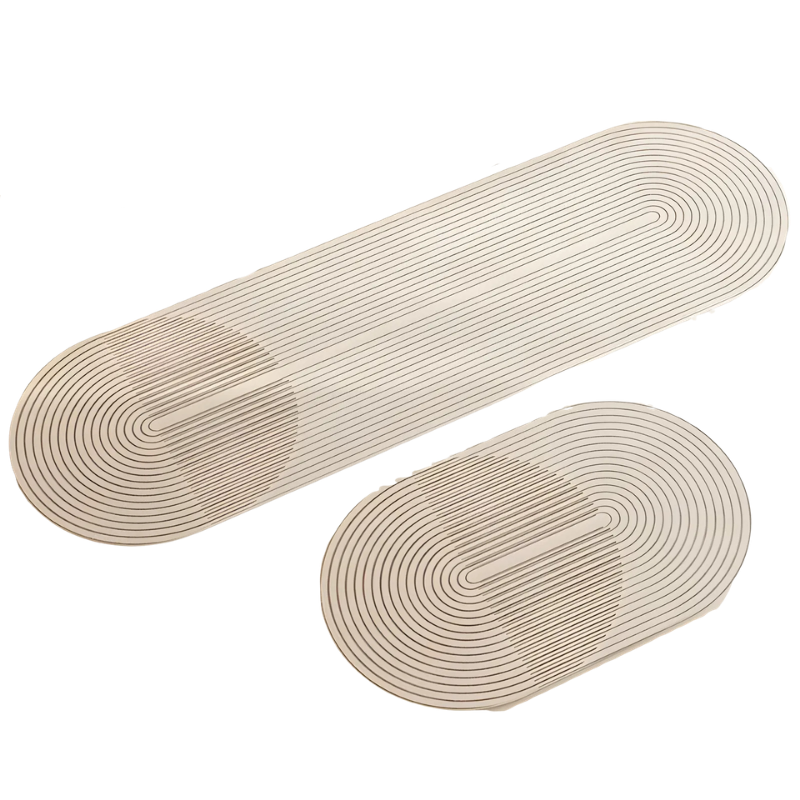 Non-slip Mat | Highly Absorbent | Minimalist Striped Design | Matova