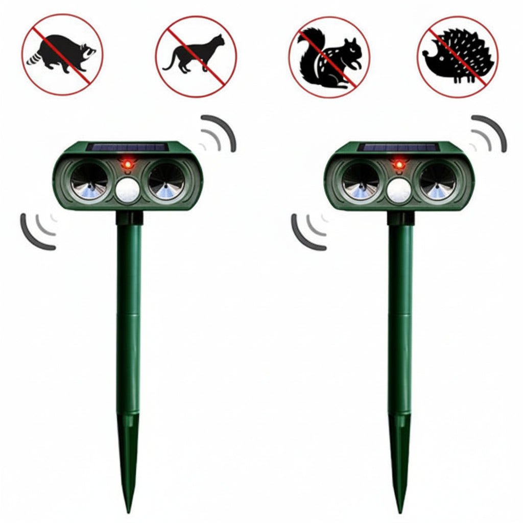 Animal Repellent Device | Motion-Sensor Ultrasound Defense | Wireless and Weather-Resistant | WildAway