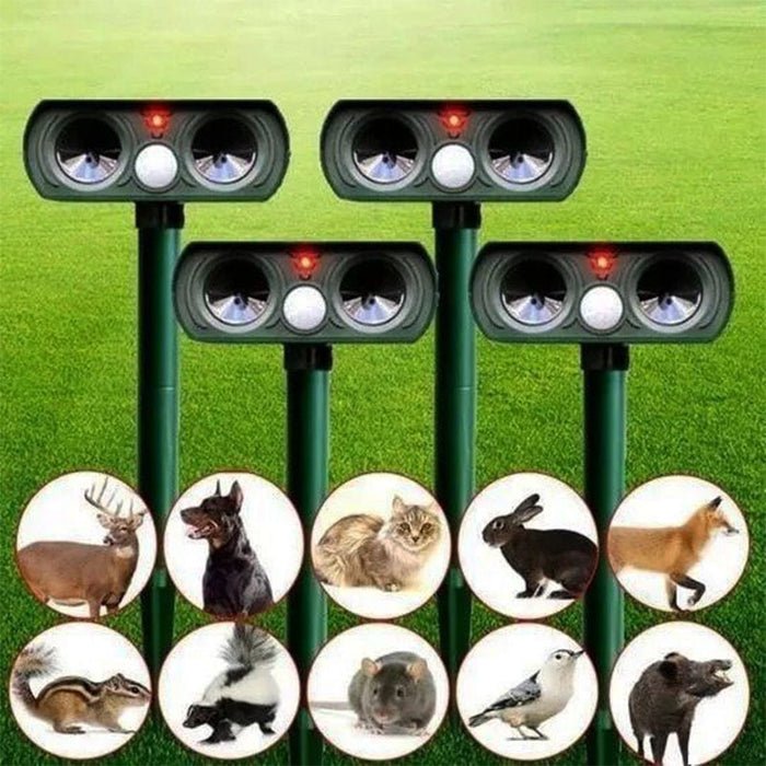 Animal Repellent Device | Motion-Sensor Ultrasound Defense | Wireless and Weather-Resistant | WildAway