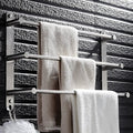 Towel Holder | Stainless Steel, Triple Bars | Wall Mount | TowelGrid