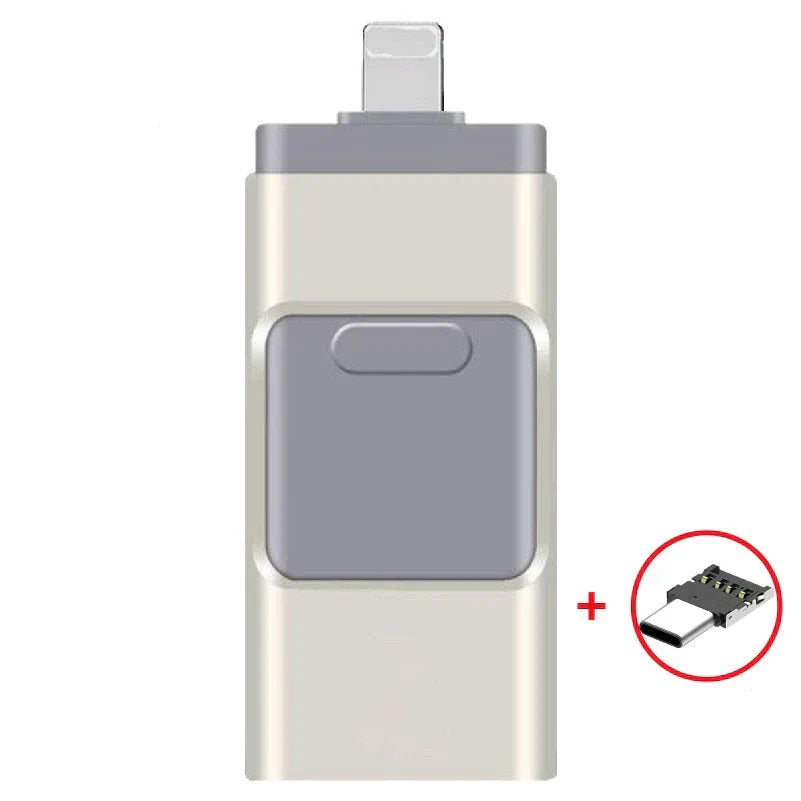 Flashdrive USB | Smartphone Storage with Multi-Connector | MemoryGo