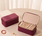 Jewelry Travel Box | Detachable Velvet Pouch | Display Window | TravelGlam