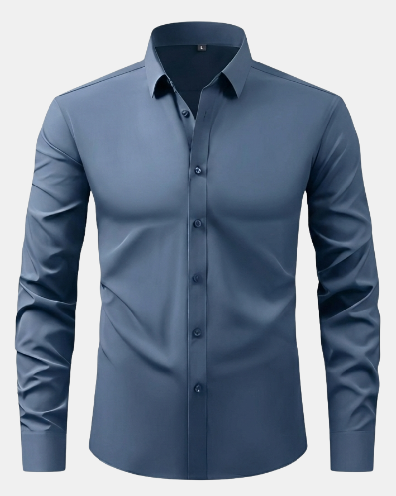 StratoFlex™ Shirt — Stay Unstoppable with Wrinkle-Free Power and All-Day Cool Confidence